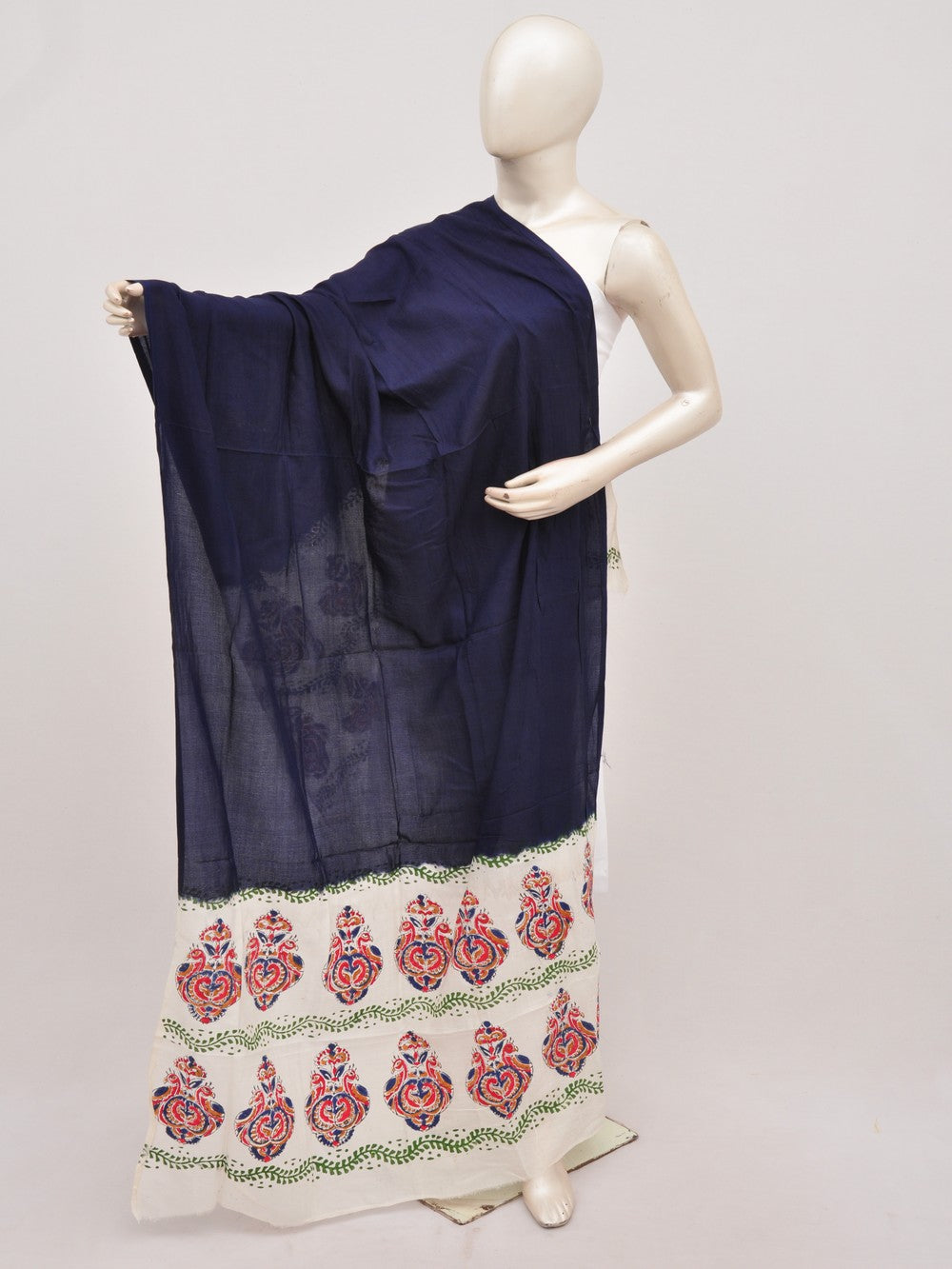 Kalamkari Chanderi Silk Chunnis [D91025048]