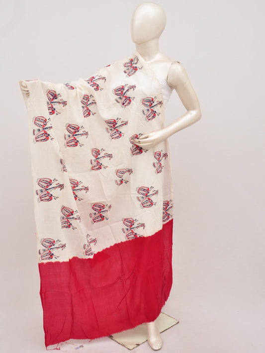 Kalamkari Chanderi Silk Chunnis [D91025053]