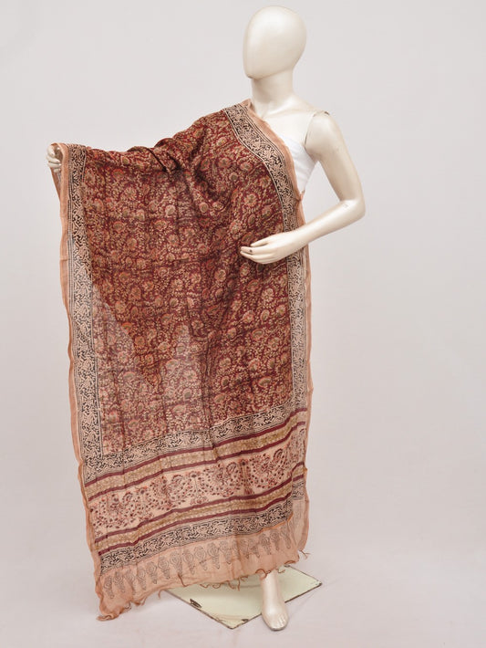 Kalamkari Chanderi Silk Chunnis [D91025066]