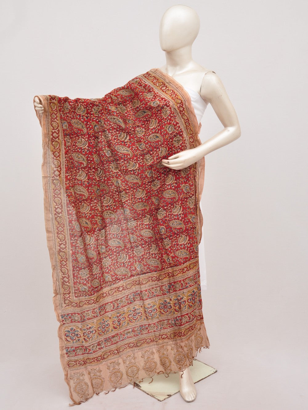 Kalamkari Chanderi Silk Chunnis [D91025072]