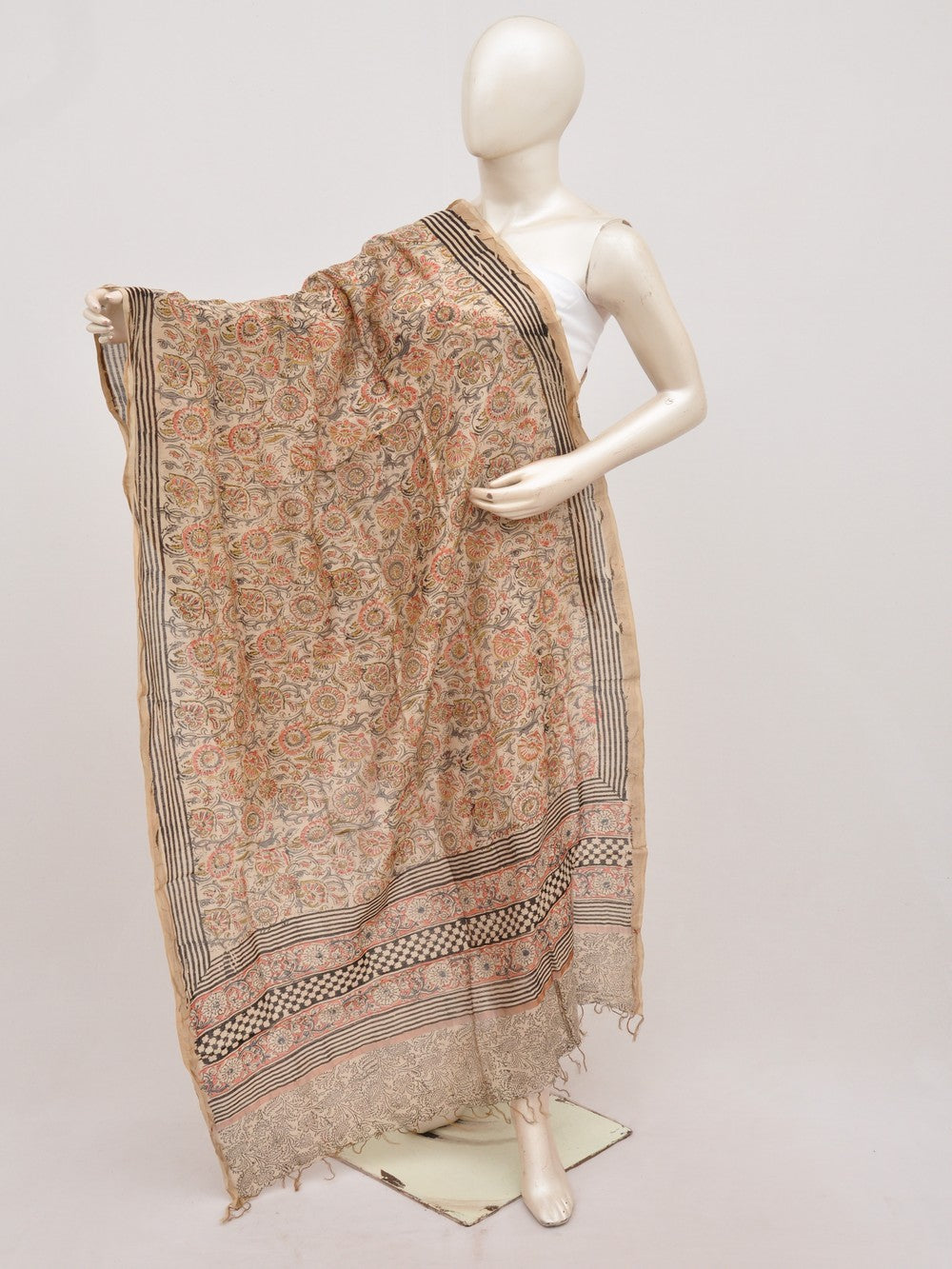 Kalamkari Chanderi Silk Chunnis [D91025074]