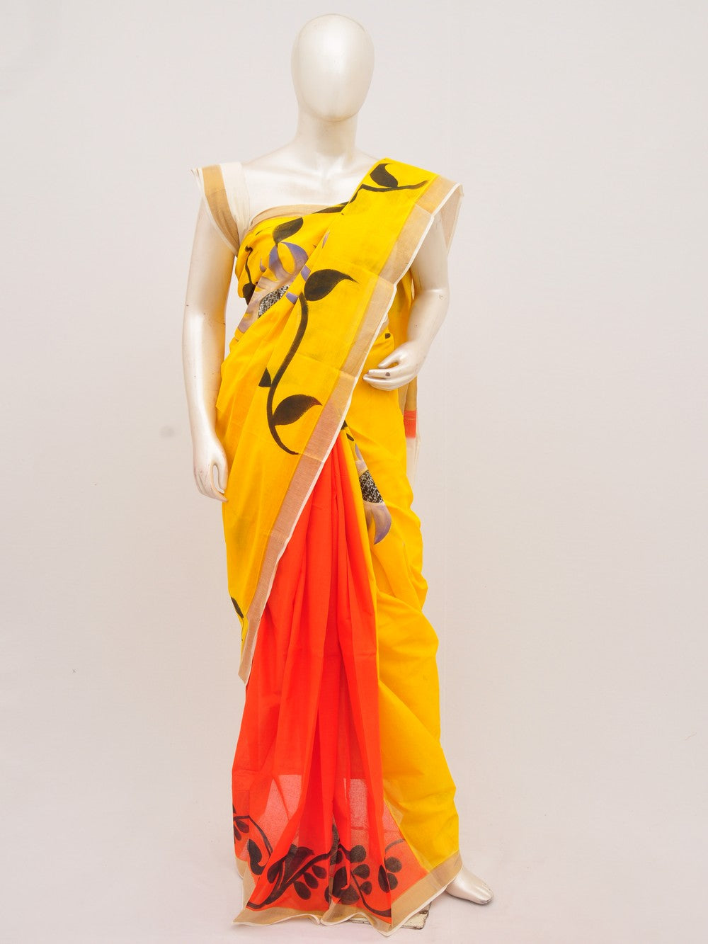 Kerala Hand print Cotton Sarees [D91008002]