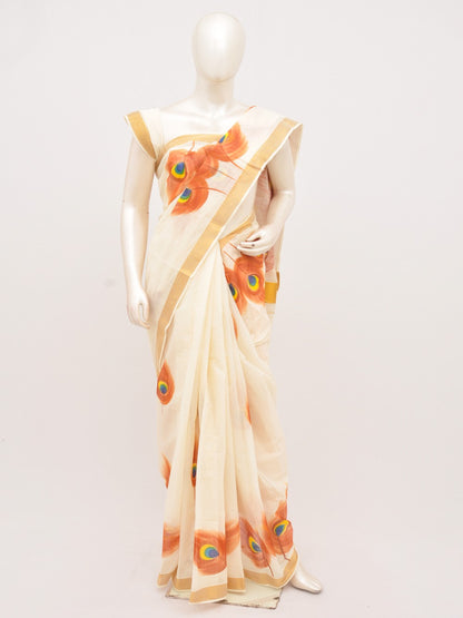 Kerala Hand print Cotton Sarees [D91008006]