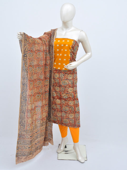 Kalamkari Ikkat Designer Dress Material [D20628056]