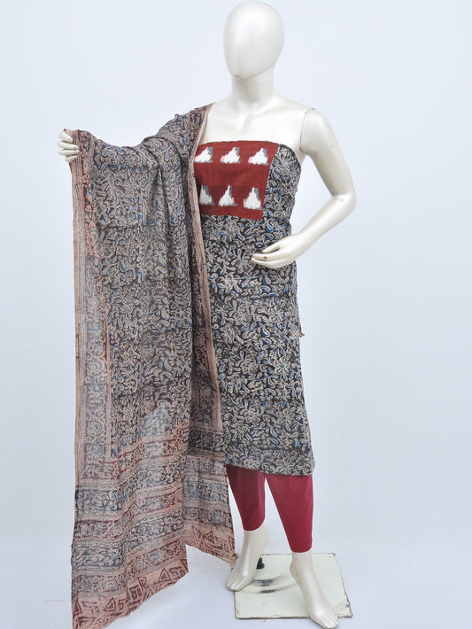 Kalamkari Ikkat Designer Dress Material [D20628058]