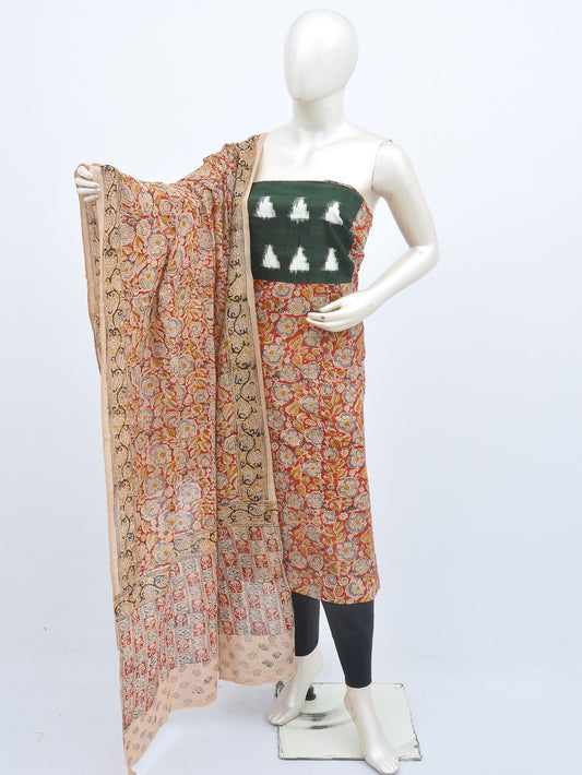 Kalamkari Ikkat Designer Dress Material [D20628061]