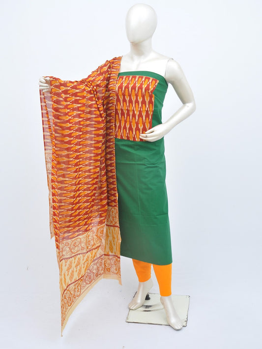 Kalamkari Ikkat Designer Dress Material [D20831023]