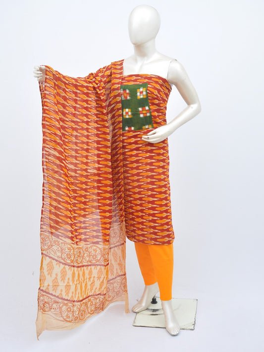 Kalamkari Ikkat Designer Dress Material [D20831041]