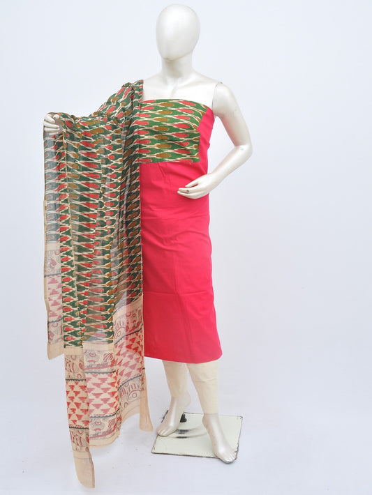 Kalamkari Ikkat Designer Dress Material [D20909021]