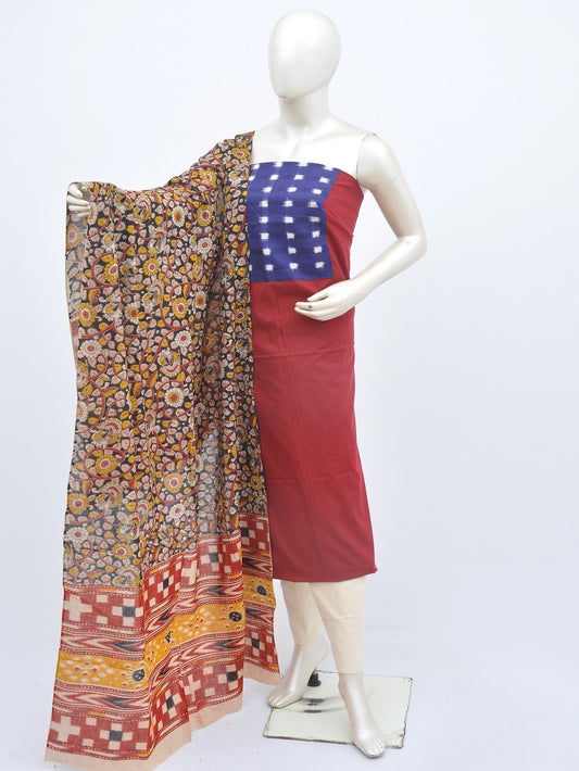 Kalamkari Ikkat Designer Dress Material [D20909023]