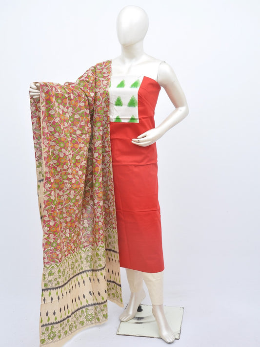Kalamkari Ikkat Designer Dress Material [D20909035]