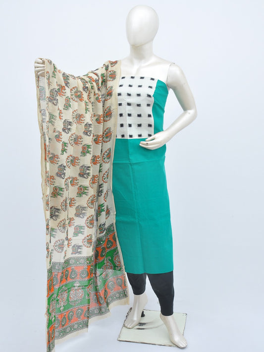 Kalamkari Ikkat Designer Dress Material [D20909039]