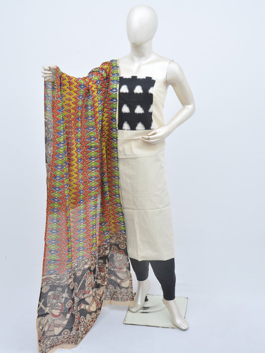 Kalamkari Ikkat Designer Dress Material [D20909040]