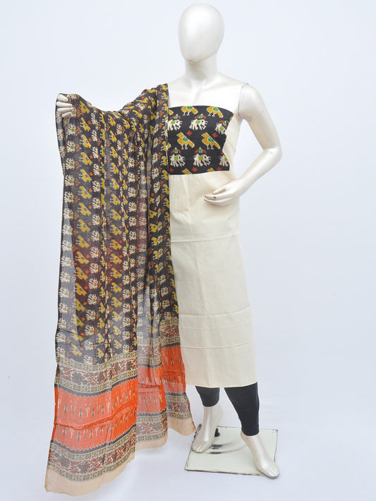 Kalamkari Ikkat Designer Dress Material [D20909042]