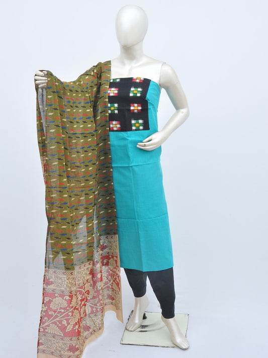 Kalamkari Ikkat Designer Dress Material [D20909043]