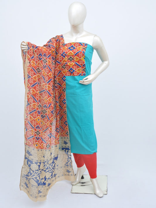Kalamkari Ikkat Designer Dress Material [D20909045]