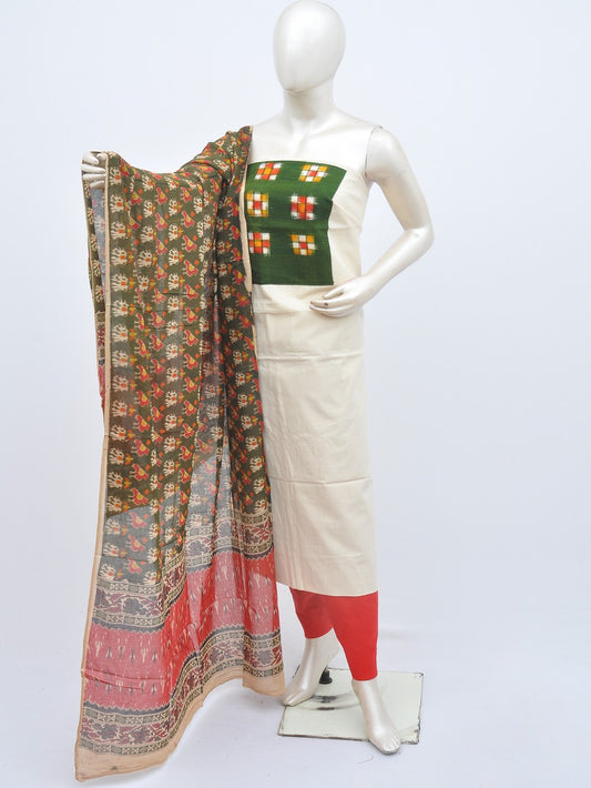 Kalamkari Ikkat Designer Dress Material [D20909049]