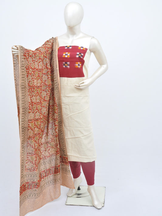 Kalamkari Ikkat Designer Dress Material [D20909051]