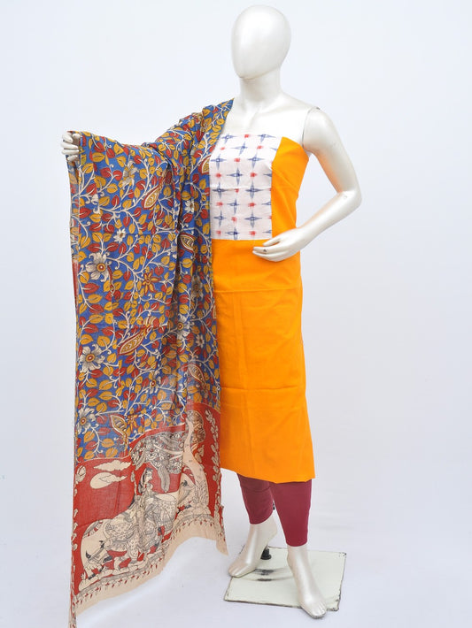 Kalamkari Ikkat Designer Dress Material [D20909053]