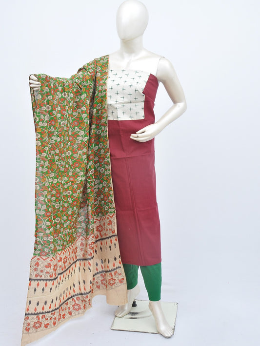 Kalamkari Ikkat Designer Dress Material [D20909060]