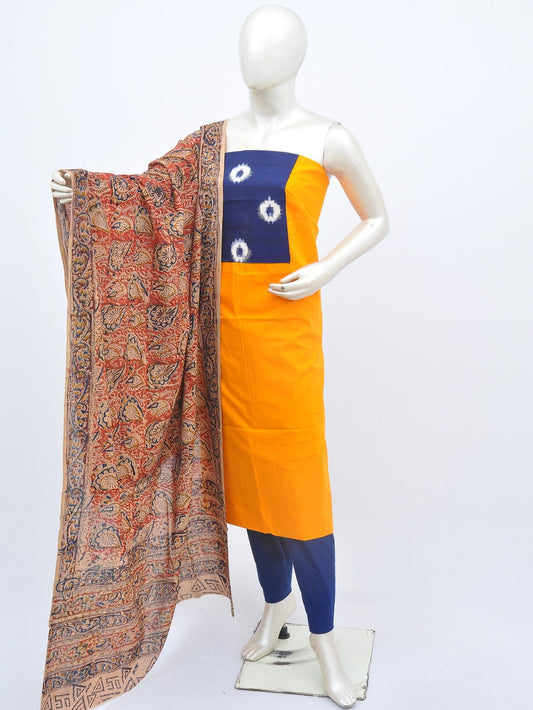 Kalamkari Ikkat Designer Dress Material [D20909064]