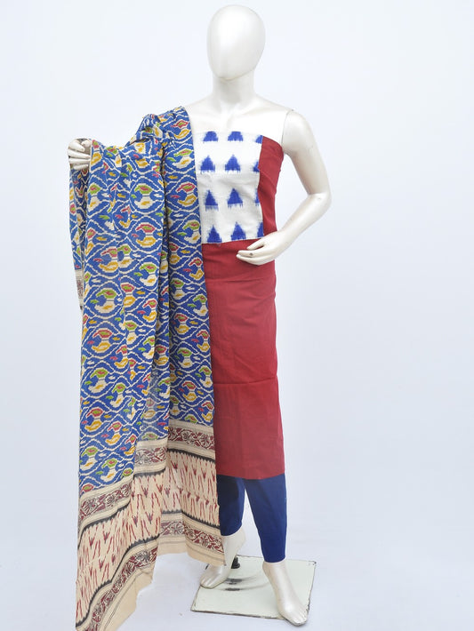 Kalamkari Ikkat Designer Dress Material [D20909068]