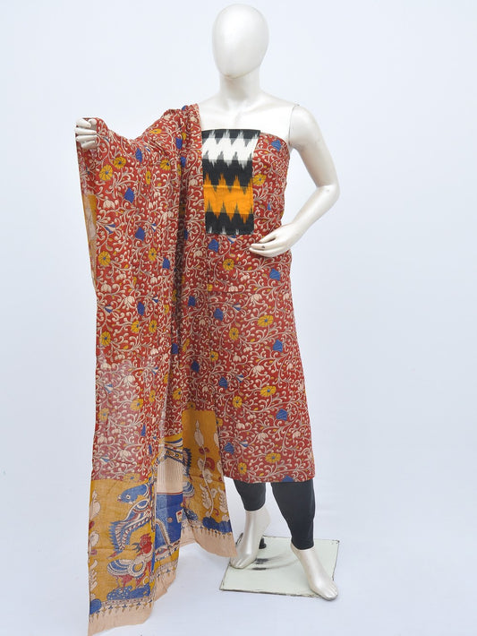 Kalamkari Ikkat Designer Dress Material [D20909075]