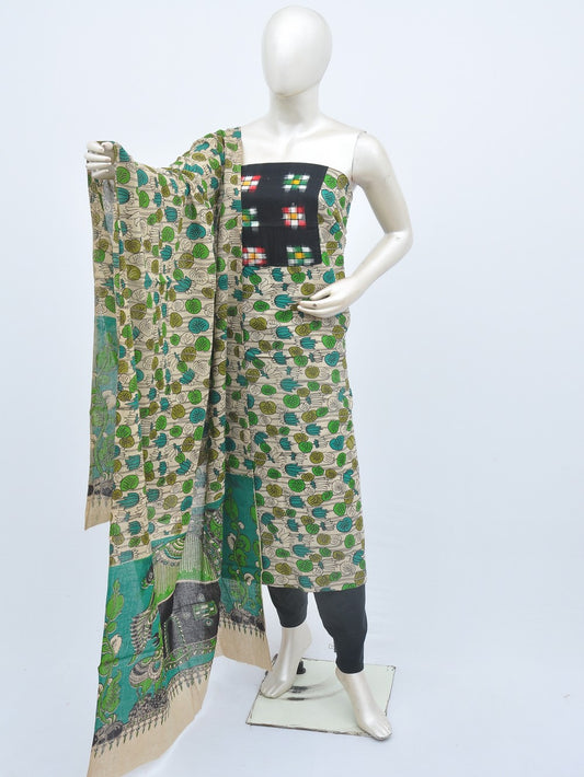 Kalamkari Ikkat Designer Dress Material [D20909076]