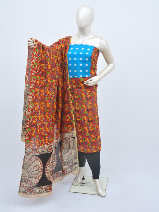 Kalamkari Ikkat Designer Dress Material [D20909080]