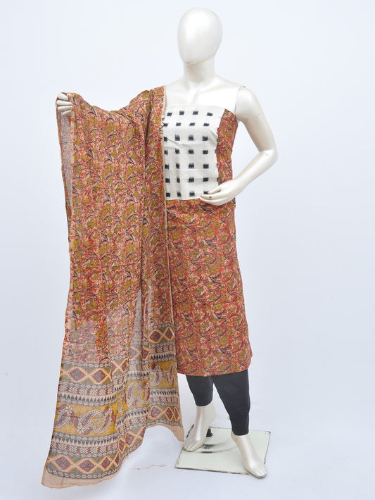 Kalamkari Ikkat Designer Dress Material [D20909081]