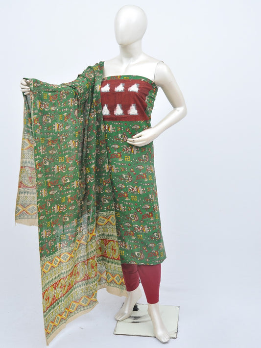 Kalamkari Ikkat Designer Dress Material [D20909090]