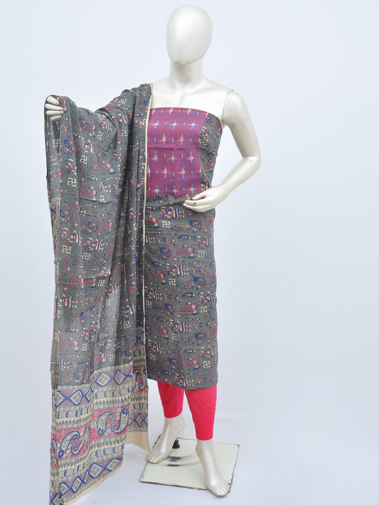 Kalamkari Ikkat Designer Dress Material [D20909094]