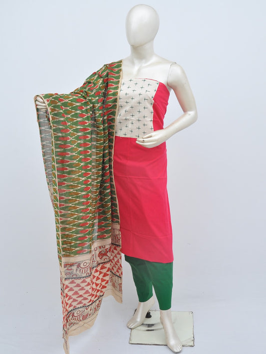 Kalamkari Ikkat Designer Dress Material [D21029040]