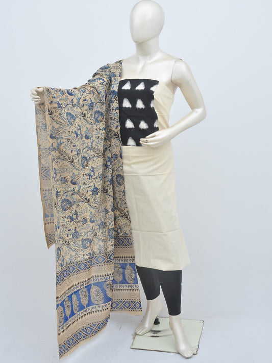 Kalamkari Ikkat Designer Dress Material [D21209026]