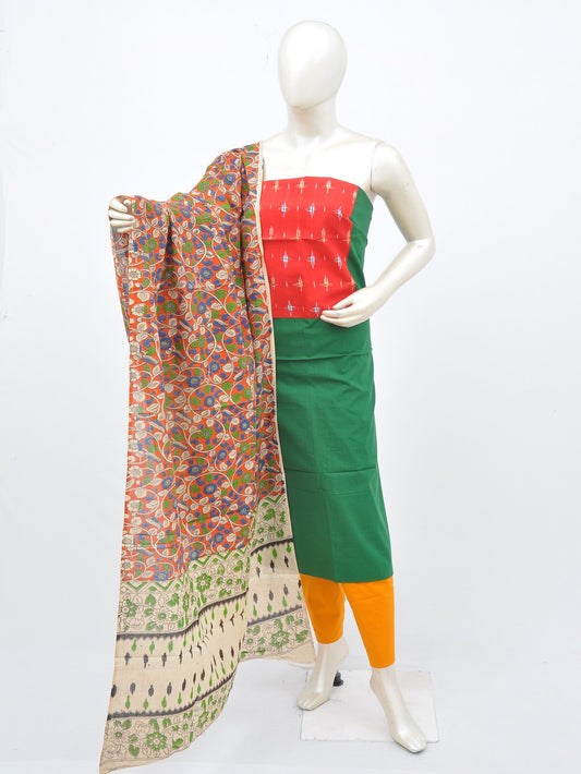 Kalamkari Ikkat Designer Dress Material [D30216031]
