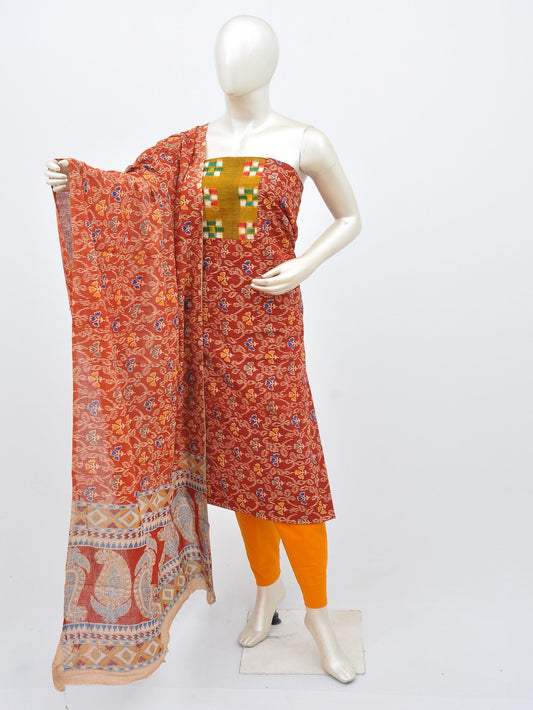 Kalamkari Ikkat Designer Dress Material [D30331043]