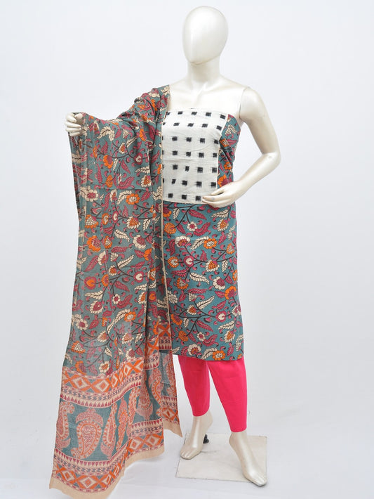Kalamkari Ikkat Designer Dress Material [D30331048]