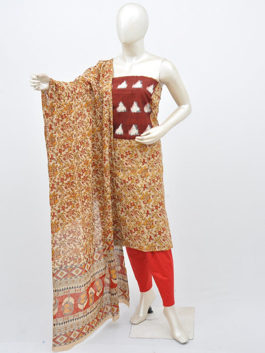 Kalamkari Ikkat Designer Dress Material [D30331052]