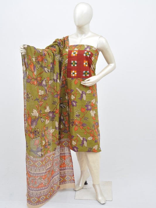 Kalamkari Ikkat Designer Dress Material [D30331057]