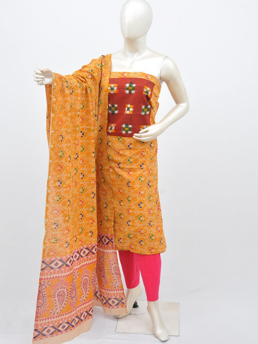 Kalamkari Ikkat Designer Dress Material [D30331059]