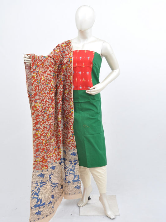 Kalamkari Ikkat Designer Dress Material [D30402146]