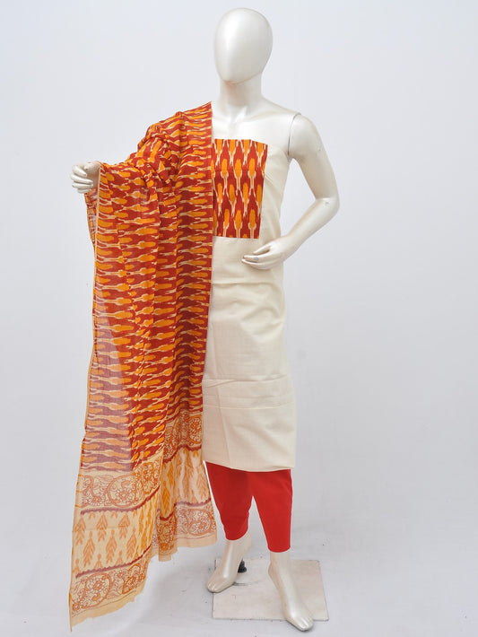 Kalamkari Ikkat Designer Dress Material [D30414030]