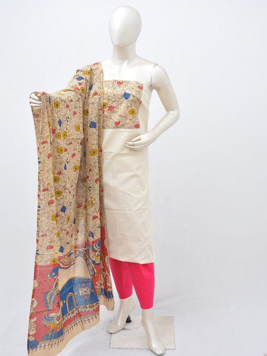 Kalamkari Ikkat Designer Dress Material [D30414037]