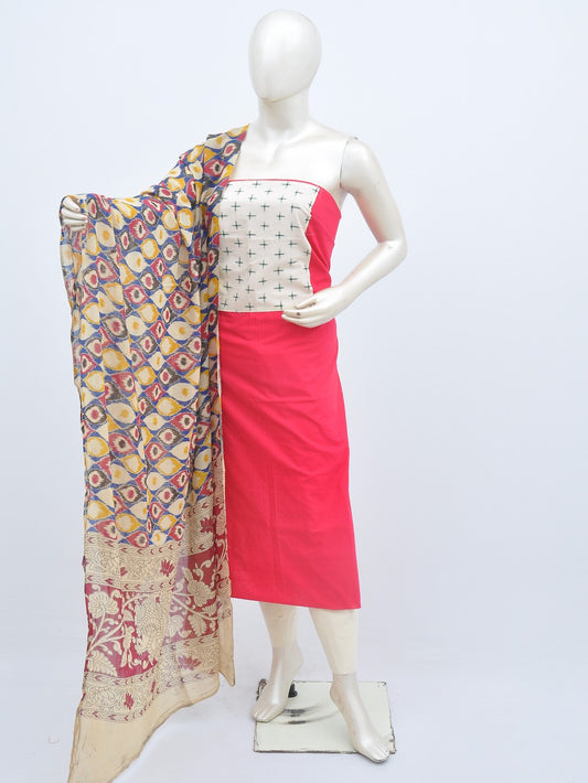 Kalamkari Ikkat Designer Dress Material [D20628063]