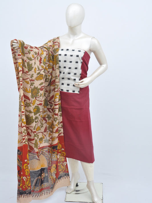 Kalamkari Ikkat Designer Dress Material [D20628064]