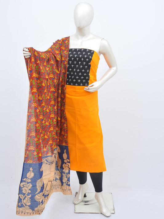 Kalamkari Ikkat Designer Dress Material [D20628075]