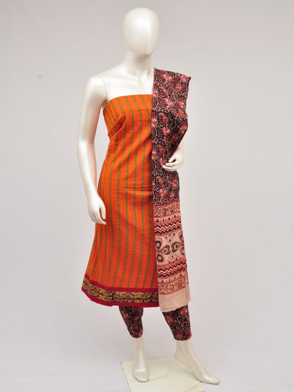 Kalamkari Designer Patch Dress Material [D61015097]