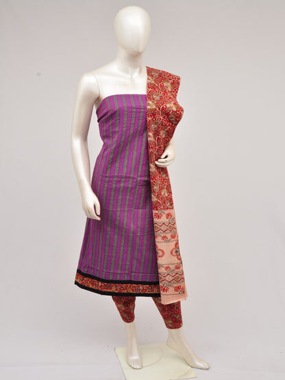 Kalamkari Designer Patch Dress Material [D61015098]