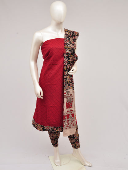 Kalamkari Designer Patch Dress Material [D61015102]
