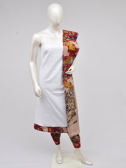 Kalamkari Designer Patch Dress Material [D61015106]